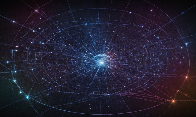 Un gráfico complejo que muestra conexiones de teoría política y ecuaciones.