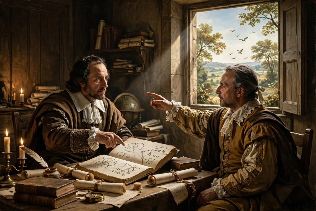 Dos pensadores debaten entre libro abierto y ventana al mundo