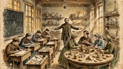 Educador equilibrando racionalismo y constructivismo en aula